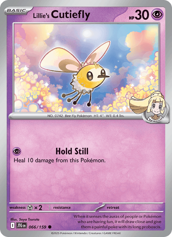 Lillie's Cutiefly, card 066 from Journey Together