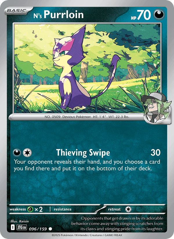 N's Purrloin, carta 096 di Journey Together
