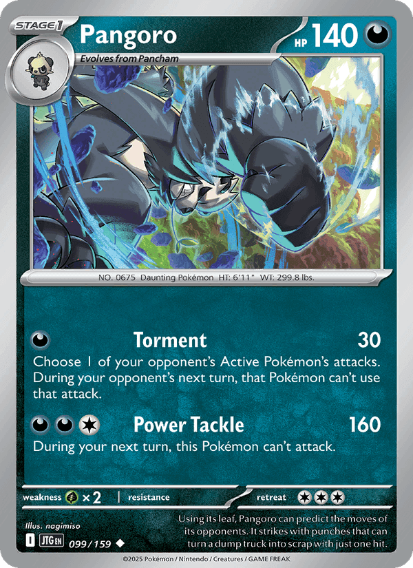 Pangoro, card 099 from Journey Together