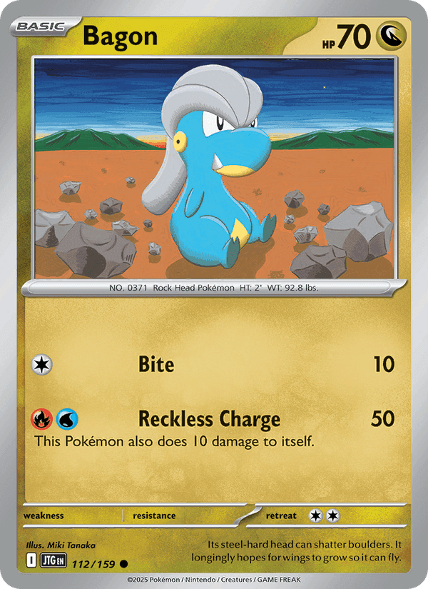 Bagon, card 112 from Journey Together
