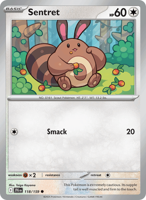 Sentret, carte 118 de Journey Together