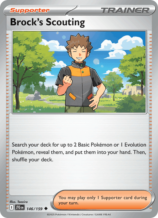 Brock's Scouting, card 146 from Journey Together