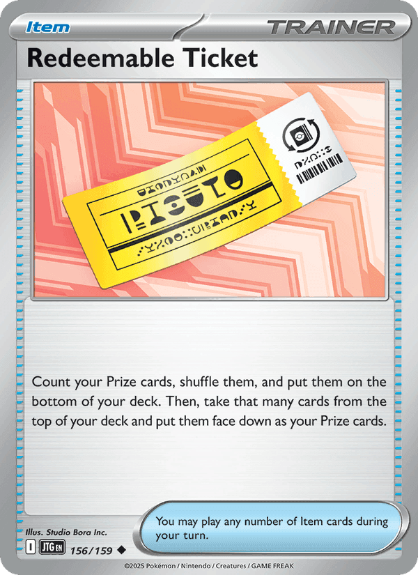 Redeemable Ticket, card 156 from Journey Together