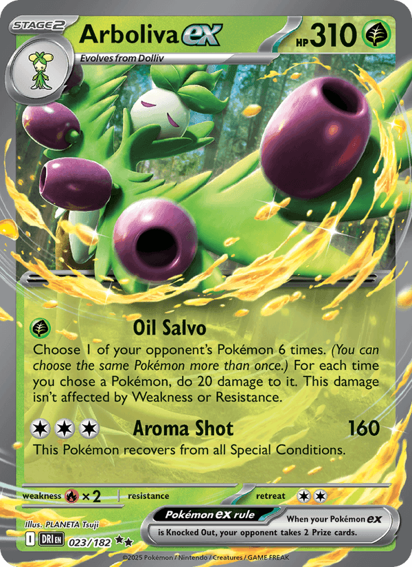 Arboliva ex, card 023 from Destined Rivals