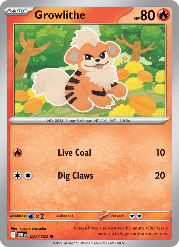 ロケット団の栄光 の 027 番、Growlithe