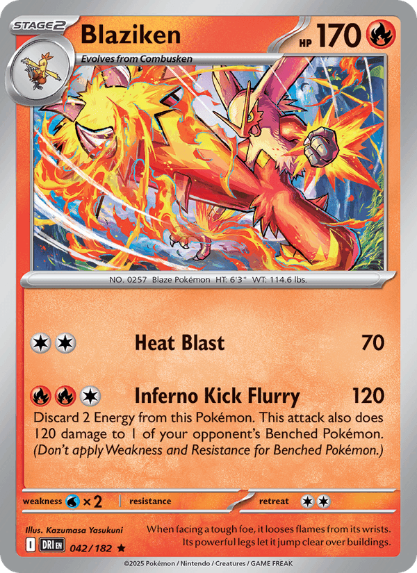 ロケット団の栄光 の 042 番、Blaziken