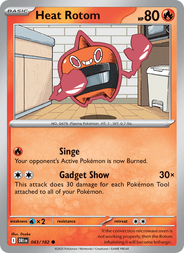 Heat Rotom, carte 043 de Destined Rivals