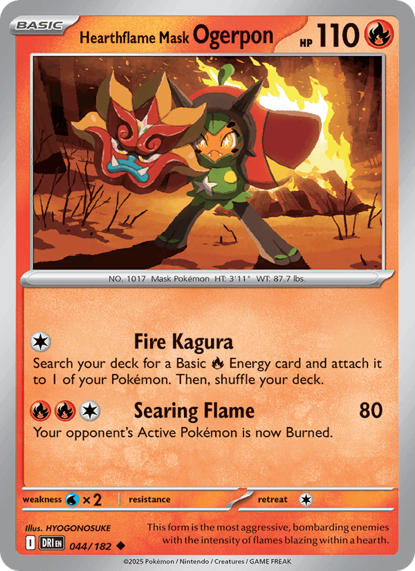 ロケット団の栄光 の 044 番、Hearthflame Mask Ogerpon
