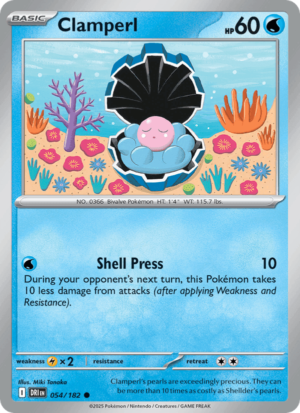 Clamperl, card 054 from Destined Rivals