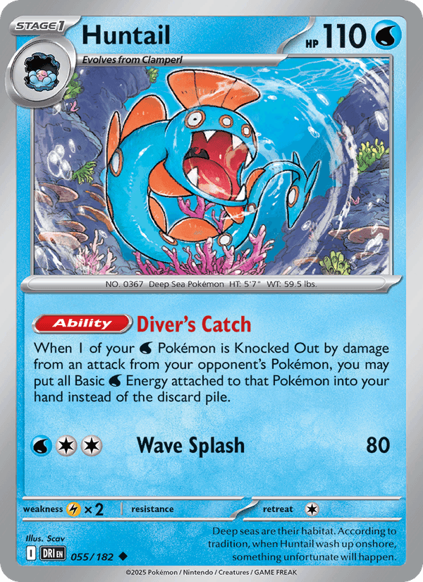 Huntail, card 055 from Destined Rivals
