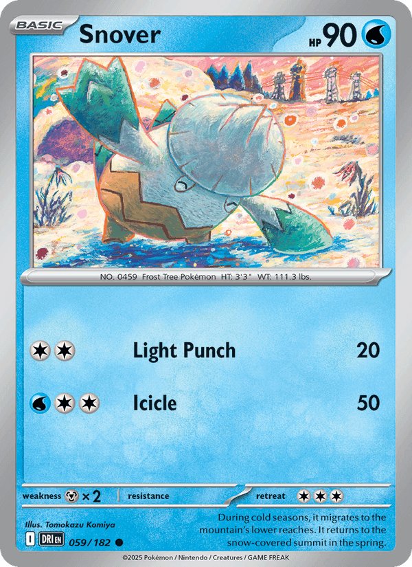 Snover, card 059 from Destined Rivals