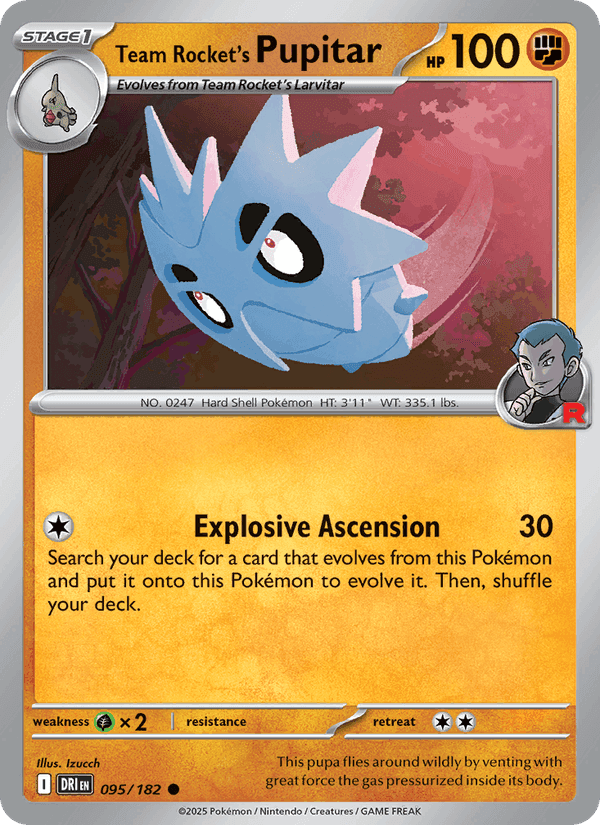 ロケット団の栄光 の 095 番、Team Rocket's Pupitar