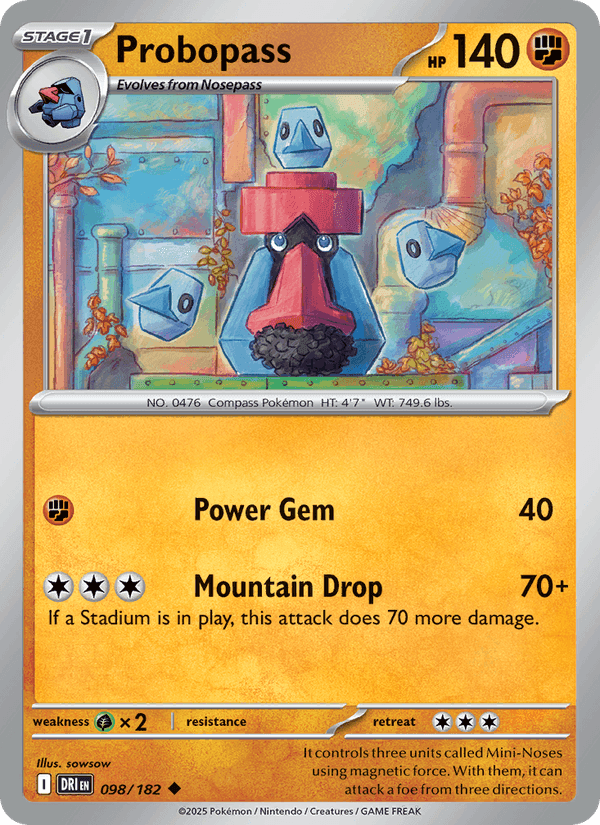 Probopass, card 098 from Destined Rivals