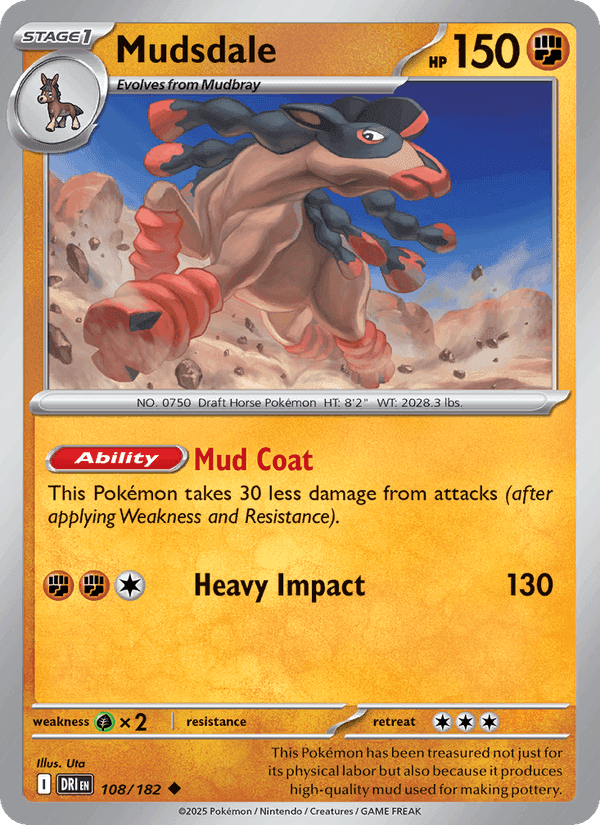 Mudsdale, card 108 from Destined Rivals