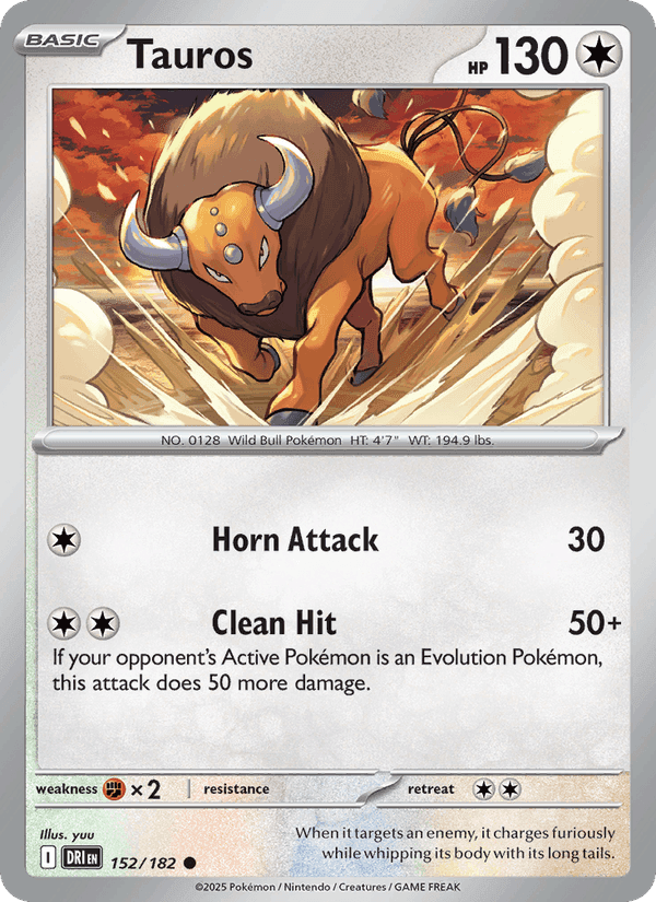 Tauros, card 152 from Destined Rivals