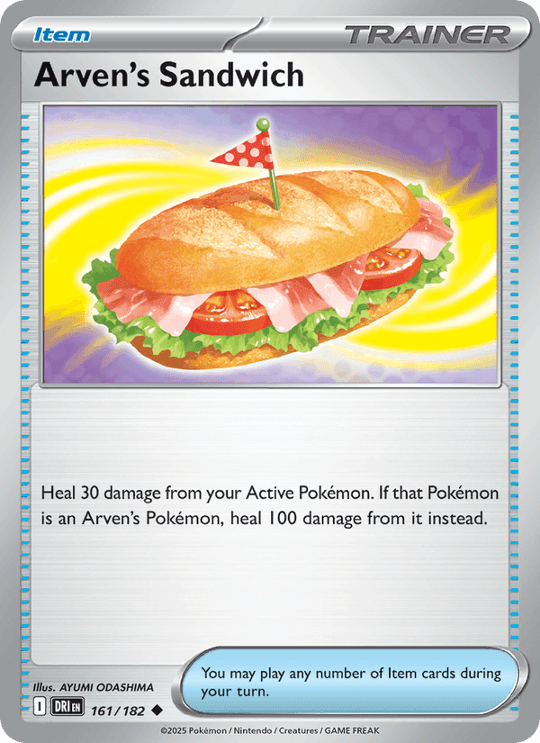 Arven's Sandwich, card 161 from Destined Rivals