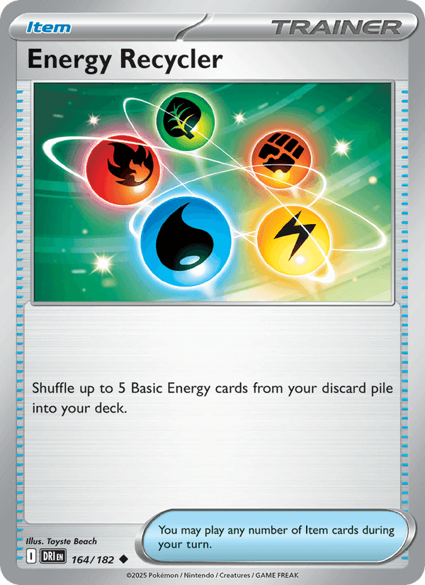 Energy Recycler, card 164 from Destined Rivals