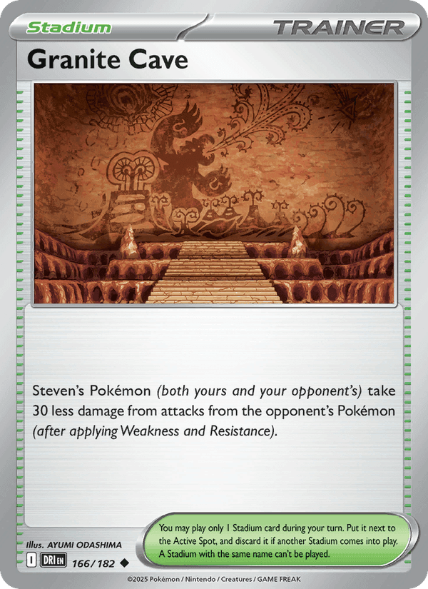 Granite Cave, card 166 from Destined Rivals