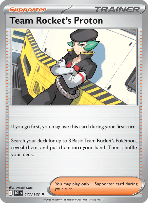 Team Rocket's Proton, card 177 from Destined Rivals