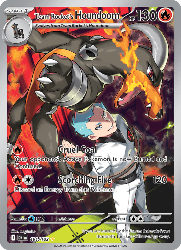 Team Rocket's Houndoom, carta 191 di Destined Rivals
