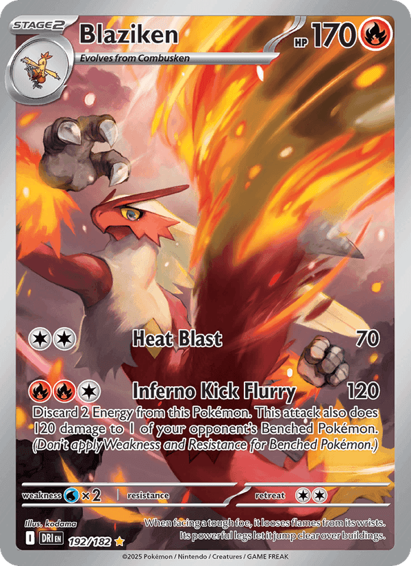 Blaziken, carta 192 di Destined Rivals
