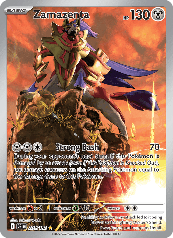 Zamazenta, carta 201 di Destined Rivals