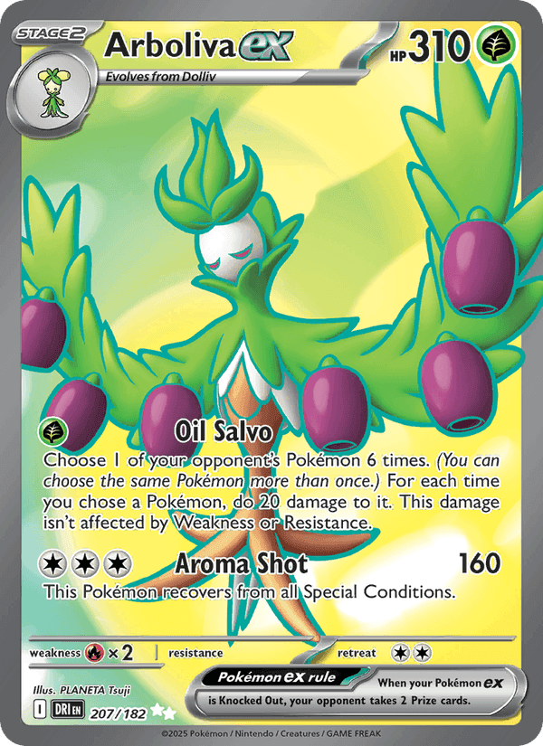 Arboliva ex, card 207 from Destined Rivals
