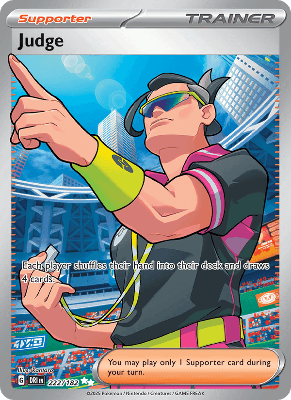 Judge, card 222 from Destined Rivals