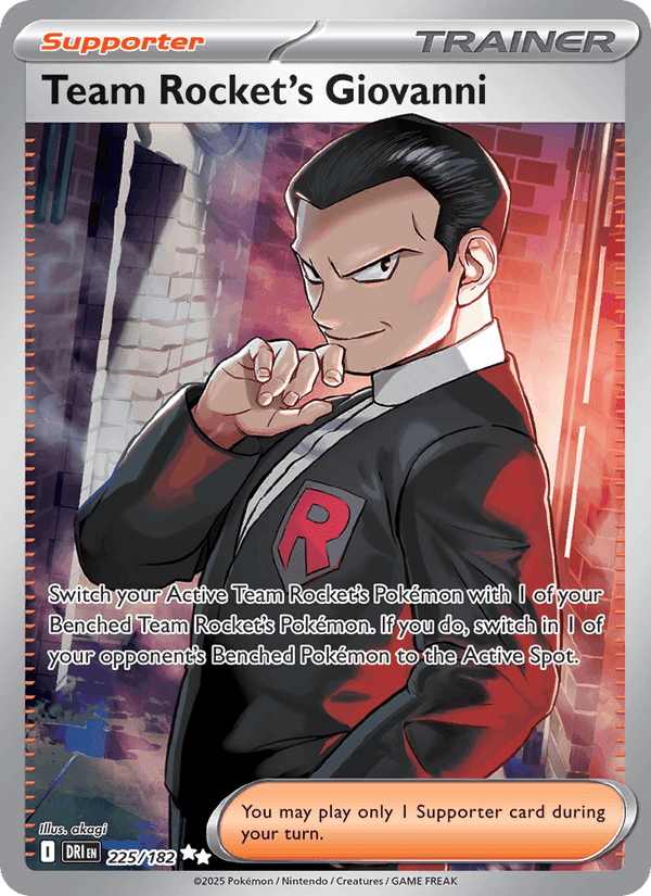 ロケット団の栄光 の 225 番、Team Rocket's Giovanni
