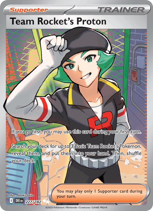 Team Rocket's Proton, card 227 from Destined Rivals