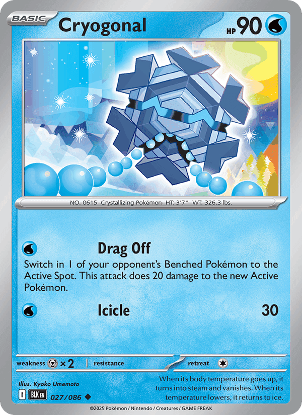 Black Bolt の 027 番、Cryogonal