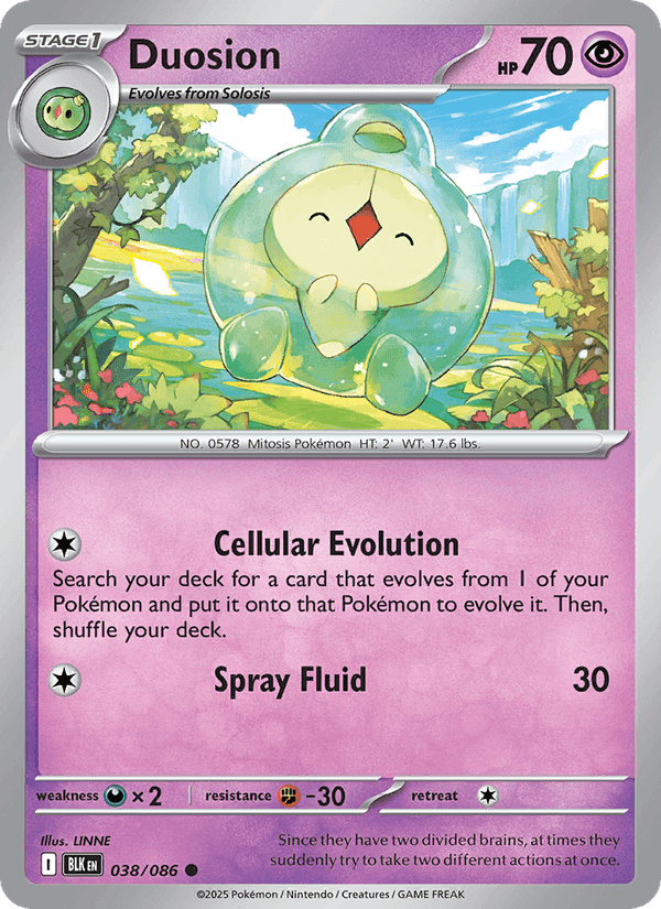 Duosion, card 038 from Black Bolt