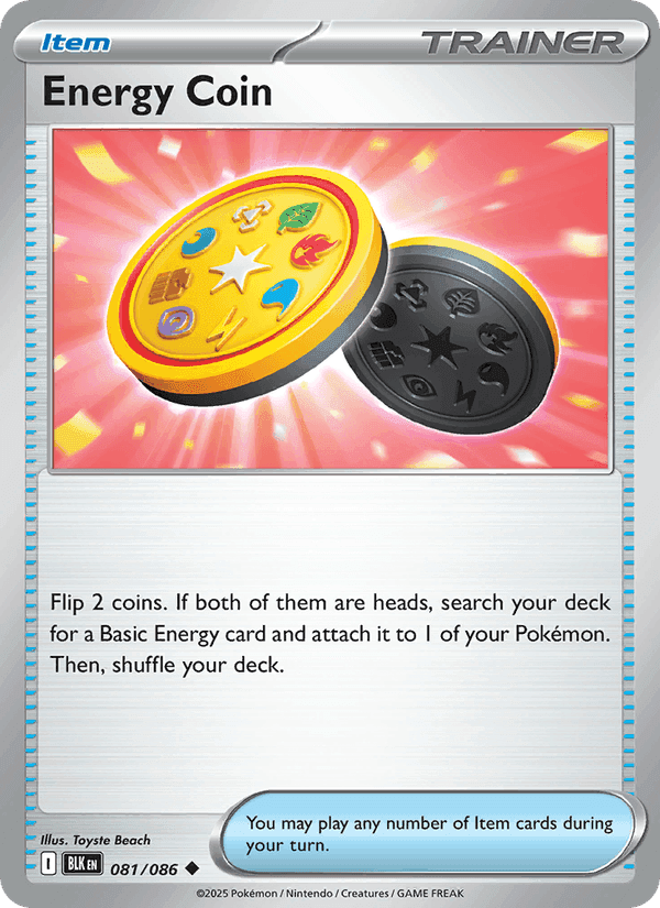 Energy Coin, card 081 from Black Bolt