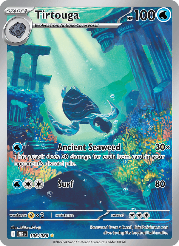 Tirtouga, card 106 from Black Bolt
