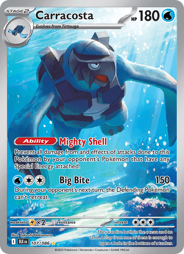 Carracosta, card 107 from Black Bolt