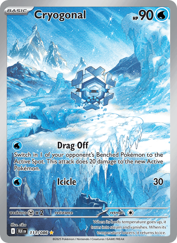 Black Bolt の 111 番、Cryogonal