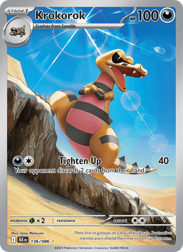 Krokorok, card 136 from Black Bolt