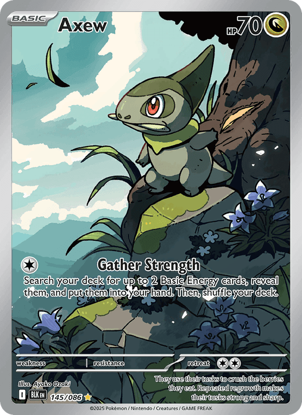 Axew, card 145 from Black Bolt