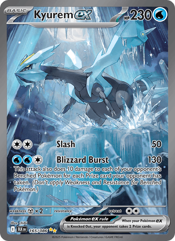 Kyurem ex, carta 165 di Black Bolt