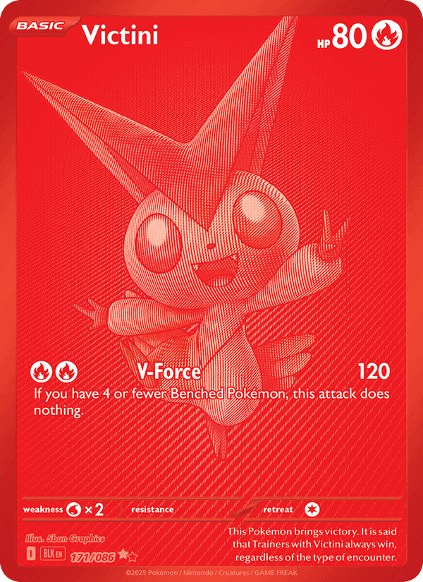 Victini, carta 171 di Black Bolt