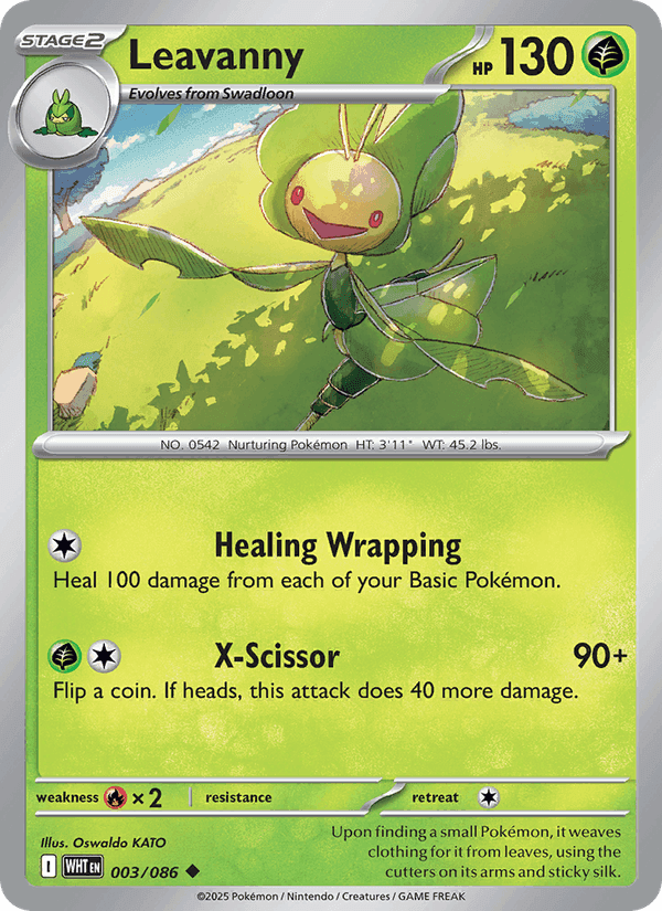 Leavanny, card 003 from White Flare