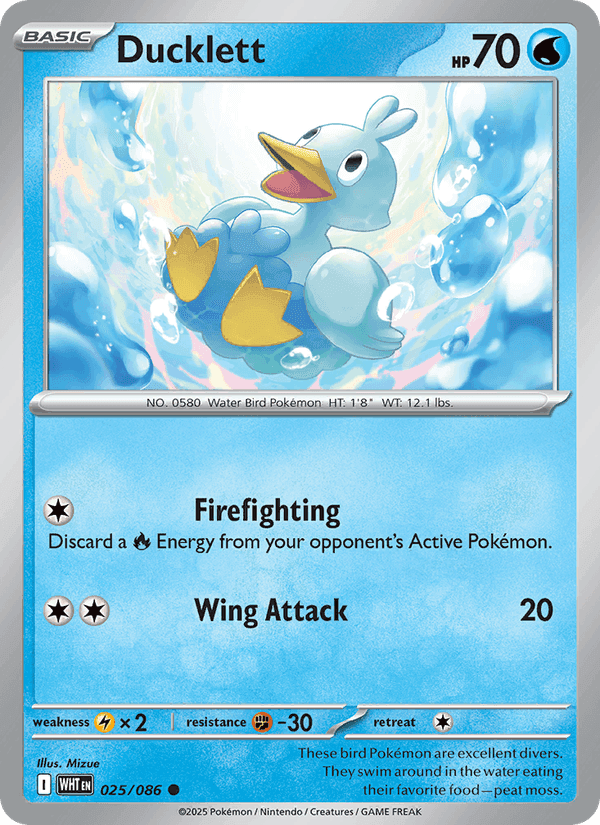 Ducklett, card 025 from White Flare