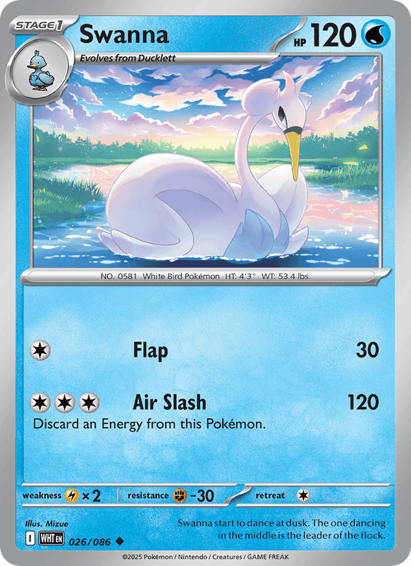 Swanna, card 026 from White Flare