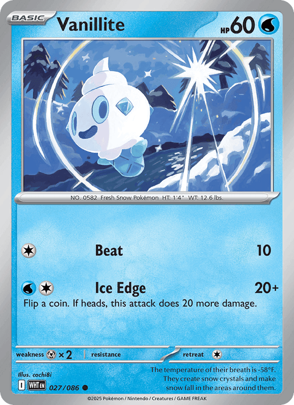 Vanillite, card 027 from White Flare