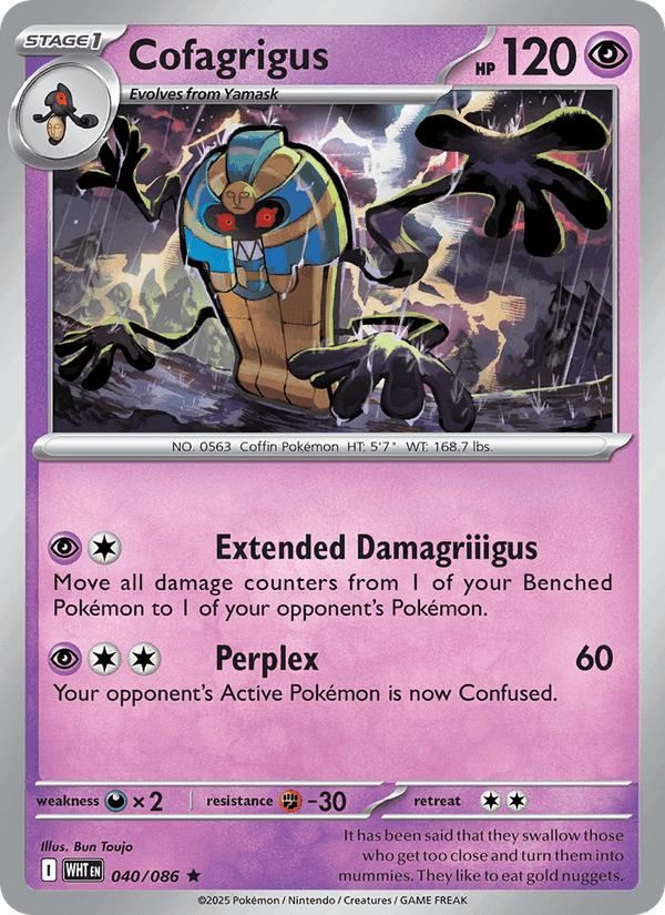 Cofagrigus, card 040 from White Flare