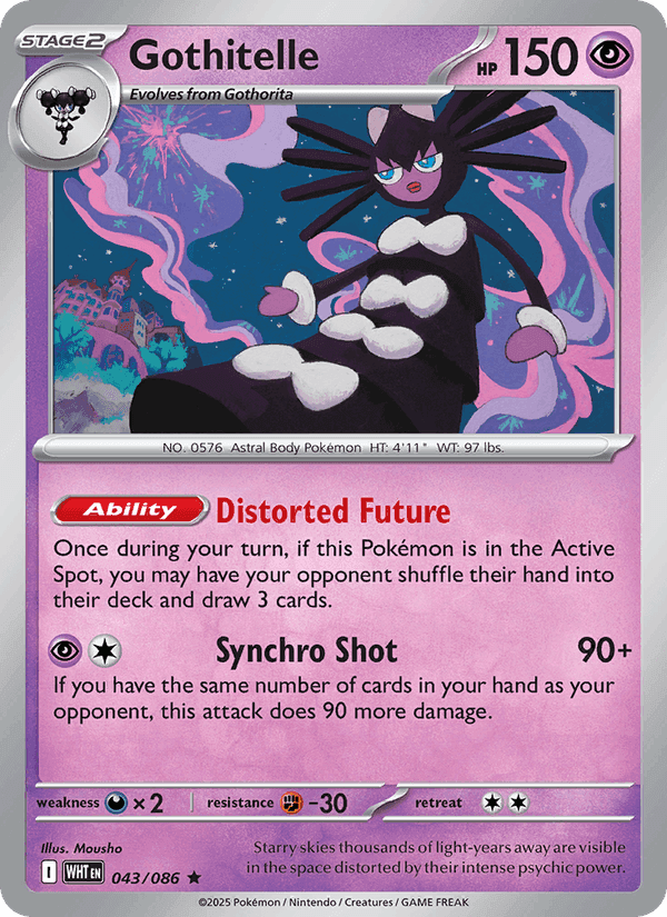Gothitelle, card 043 from White Flare