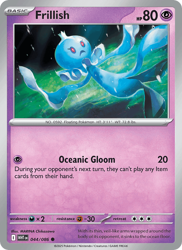 Frillish, card 044 from White Flare