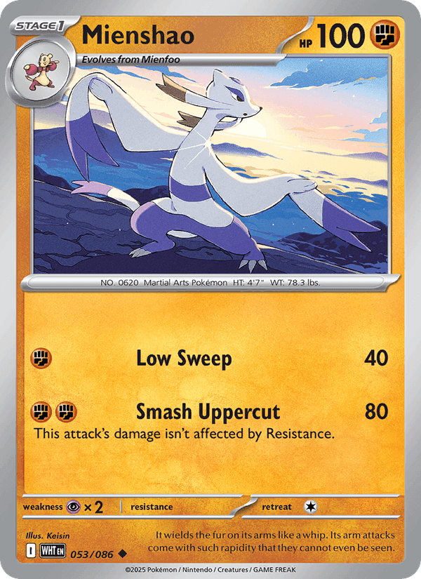 Mienshao, card 053 from White Flare