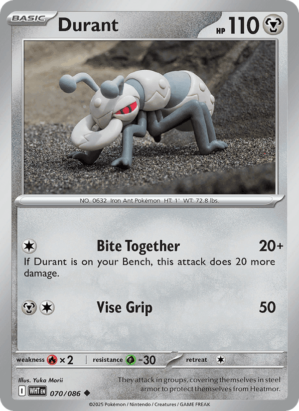 Durant, card 070 from White Flare