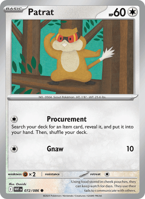 Patrat, card 072 from White Flare